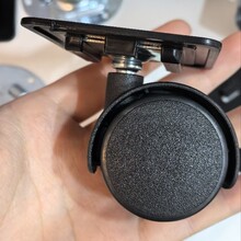 拆装式脚轮塑料方块 塑料PP万向轮轮子2寸1.5寸收纳箱轮转向轮