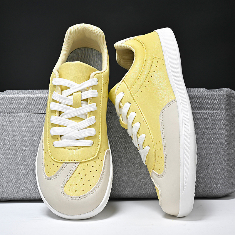 Couple's wide-fit German training shoes, leather trendy wide-soled sneakers, men's wide-toed barefoot shoes, women's casual sports shoes in stock Couple's wide-fit German training shoes, leather trendy wide-soled sneakers, men's wide-toed barefoot shoes, women's casual sports shoes in stock