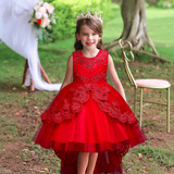 Наряд маленькой принцессы, кружевное платье, Amazon, детская одежда, оптовые продажи, юбка-пачка
