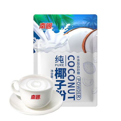Hainan Specialty: Nanguo Food 320g Pure Coconut Powder, Coconut Milk Powder, Baked Coconut Powder for Brewing Coconut Juice
