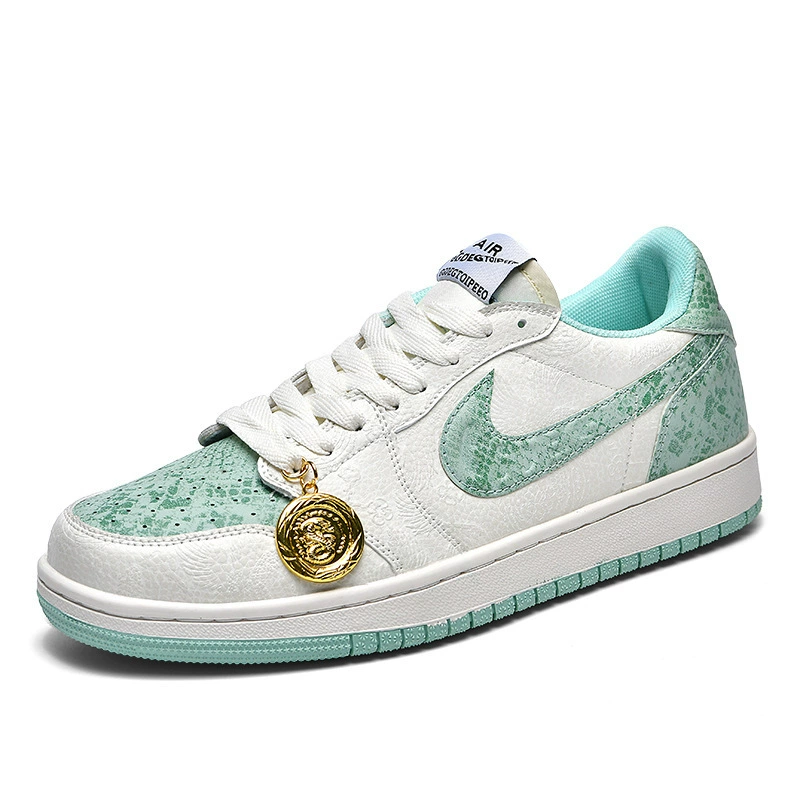 Air Jordan 1, Air Jordan, спортивные кроссовки для любимых, низкая повседневная обувь, праздничный шарм