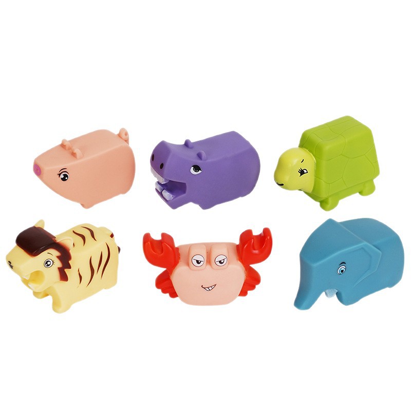Nuevos productos de animación de dibujos animados dinosaurios juguetes animales pato amarillo descompresión pellizco pellizco juego de agua baño pegamento suave