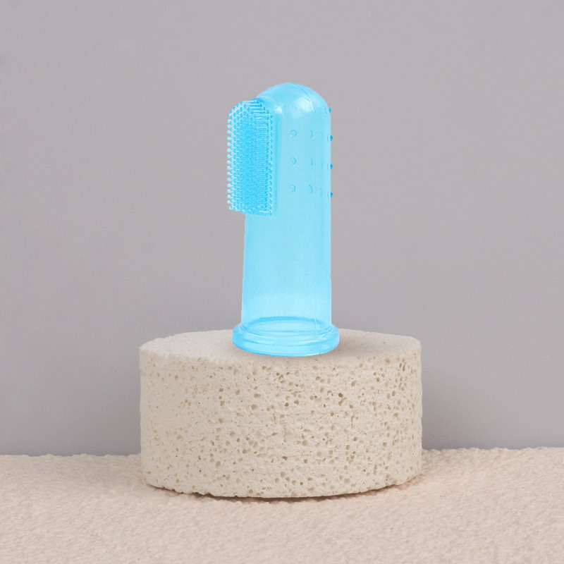 Cepillo de dientes de dedo para mascotas Cepillo de dientes de limpieza para perros Cepillo de dientes de limpieza bucal para gatos Cepillo de dientes para gatos Suministros para mascotas al por mayor