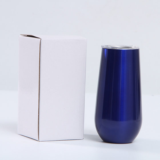 Cross-border Hot Sale 16oz Eggshell Cup U-shaped Egg Cup Vacuum 304 Stainless Steel Vacuum Thermos Cup Gift Champagne Cup
