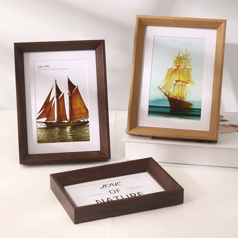 Wooden Photo Frame Empty Frame 6inch Photo Frame 7inch Table Decoration A4 Cardboard Mini Small Picture Frame Oil Painting Framed Outer Frame Wooden Photo Frame Empty Frame 6inch Photo Frame 7inch Table Decoration A4 Cardboard Mini Small Picture Frame Oil Painting Framed Outer Frame