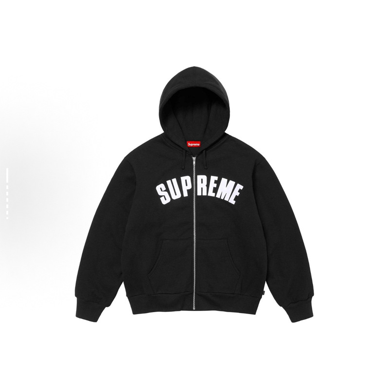 E593 이중 지퍼 안감 블랙