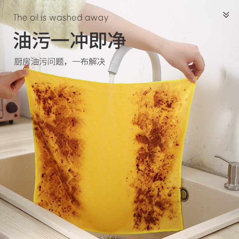 Amazon microfibra limpia toallas personalizadas tamaño LOGO toallas de limpieza toallas de cocina especial para lavar platos