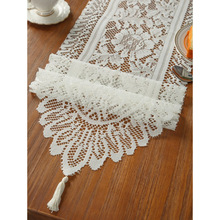 G 39175 Vintage Woven Lace Table Runner ���ű�֯��˿����