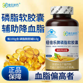 康信制药磷脂软胶囊大豆磷脂100粒辅助降血脂血月旨偏高一件代发