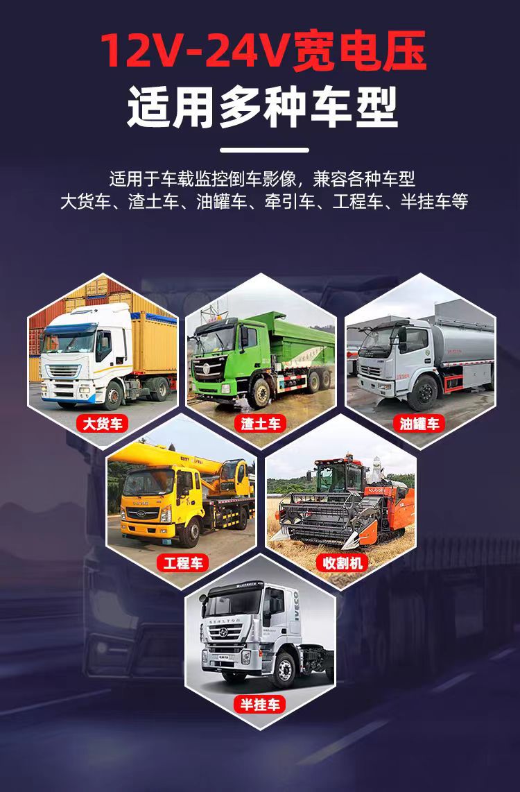 DMS Fatigue Driving Camera AHD High-Definition Night Vision AI Driver Status Monitoring Truck On-Board Camera