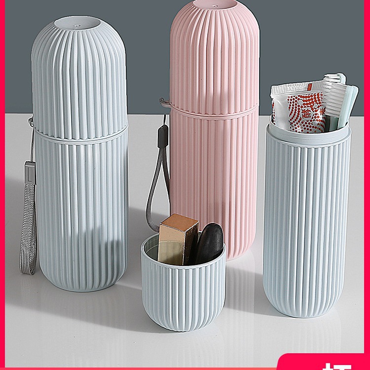 Home travel mouthwash cup, tooth bucket, toothbrush, toothpaste, wash storage box, toothbrush box, tooth cylinder couple portable set