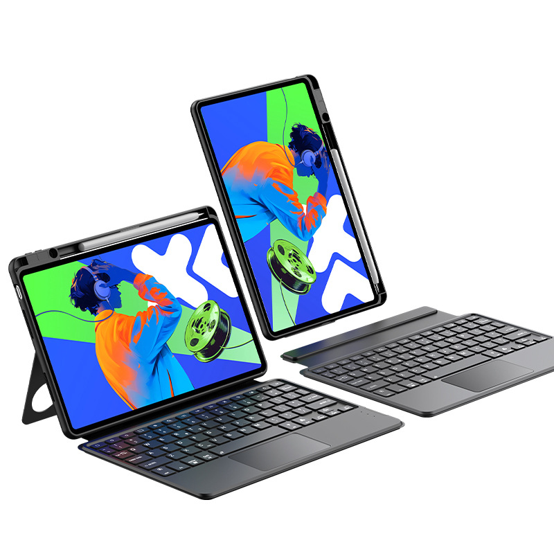 适用联想小新pad11小新padpro12.7寸蓝牙妙控键盘磁吸可拆分无线