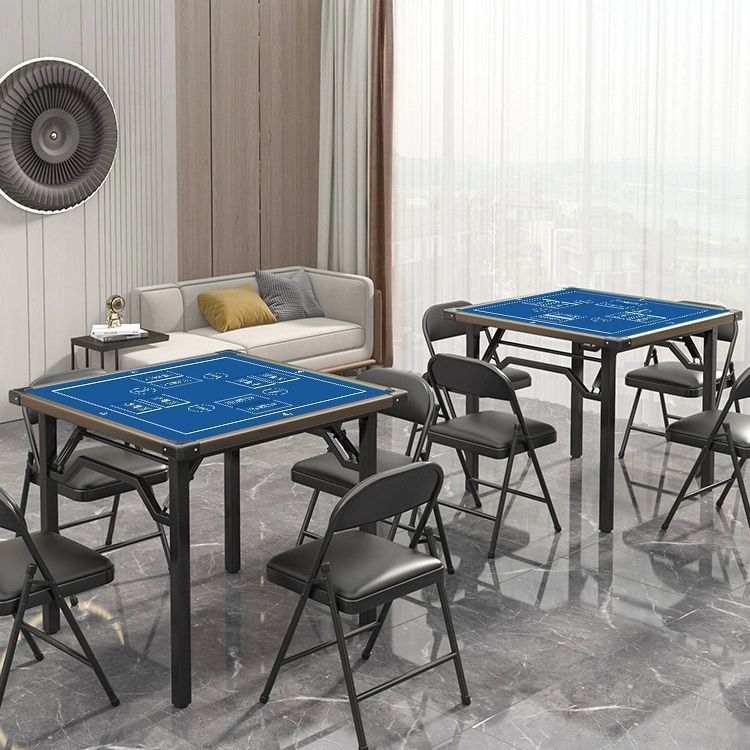 Mesa de ajedrez y tarjetas, mesa de mahjong sin piernas, marco de mesa plegable multifuncional, mesa de comedor de doble cara, mesa pequeña cuadrada