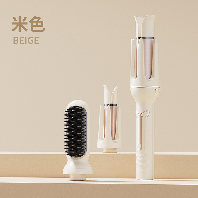 新しい多機能 3-in-1 ヘアアイロンビッグウェーブビッグカーリング電気ヘアカーラーストレートヘアコームマルチヘッドヘアカーラー|undefined
