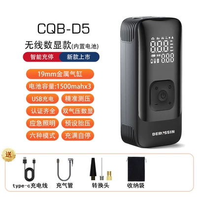 Daisheng Intelligent Digital Display Car Hava nasosu - d5-wireless-model