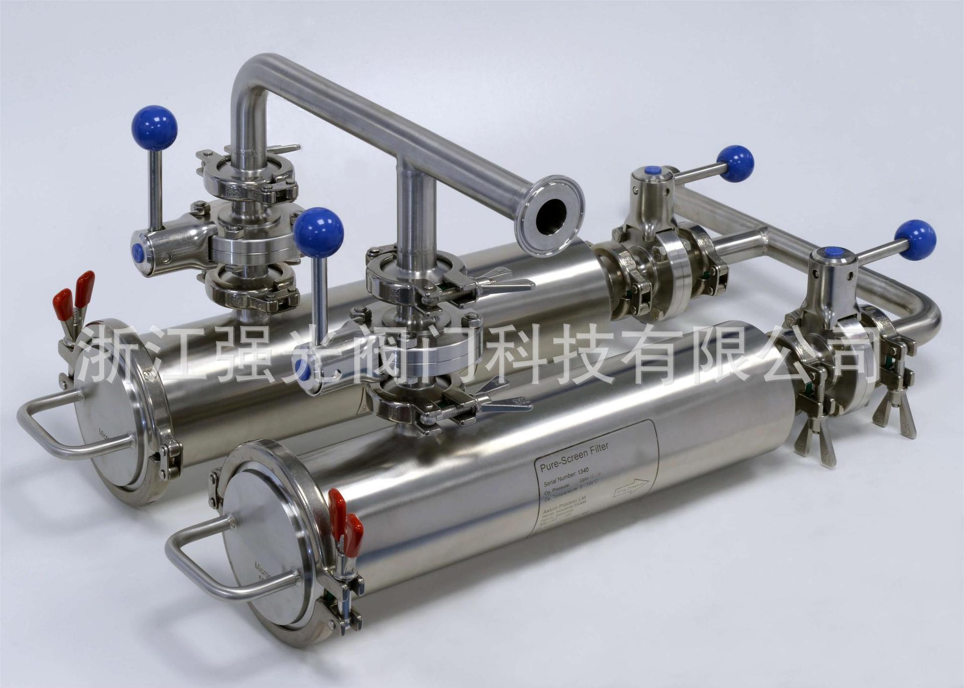 卫生级啤酒麦汁过滤器，啤酒过滤器，麦芽汁过滤器，不锈钢304