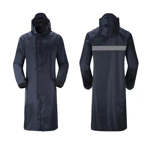 Wholesale thick Oxford cloth long raincoat for adults, cycling and electric bike rain poncho, protective full-body one-piece raincoat