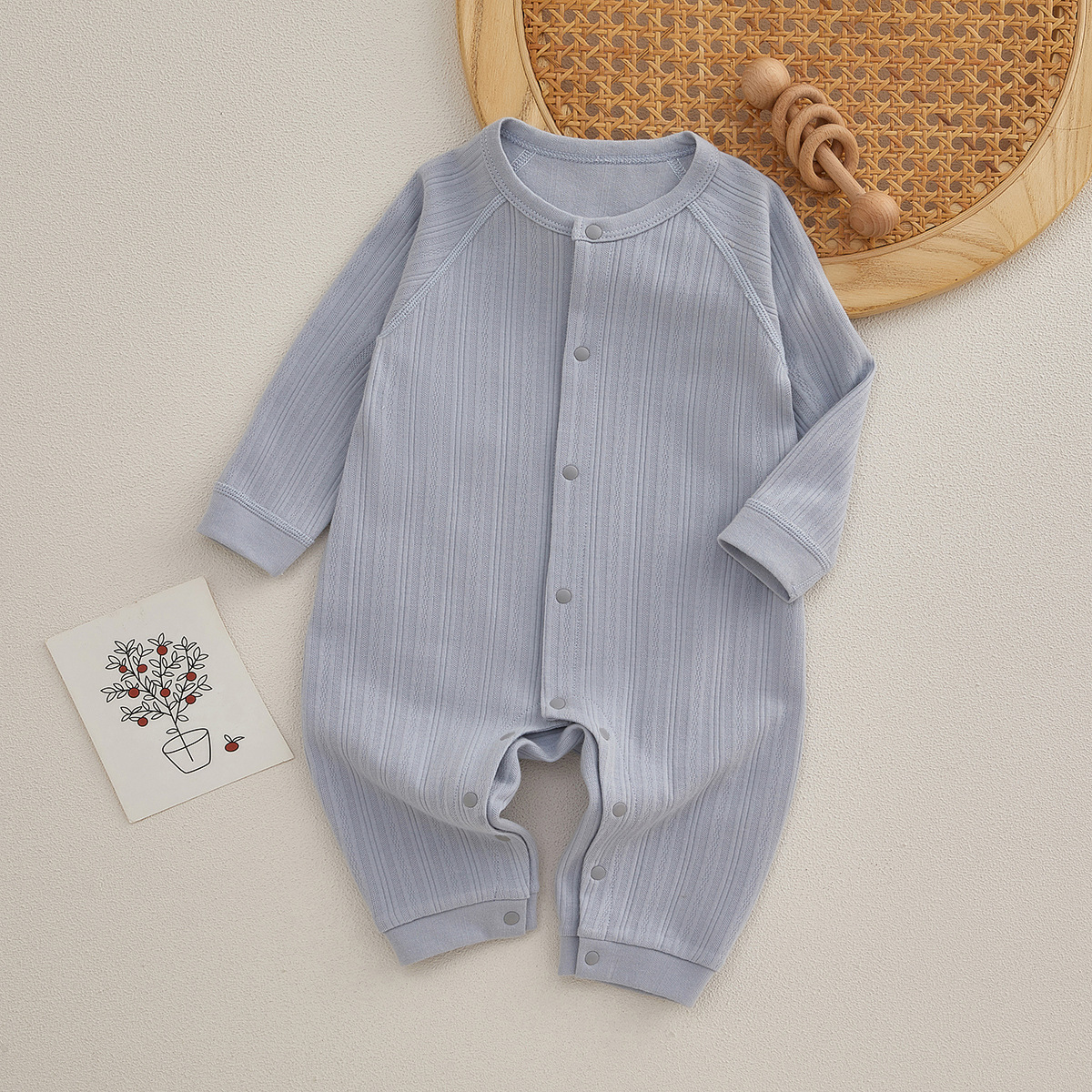 Ropa de bebés recién nacidos, traje de bebé, traje de otoño, abrigo de algodón recién nacido, ropa de escalada para hombres y mujeres, abrigo de manga larga de cuatro estaciones image 9