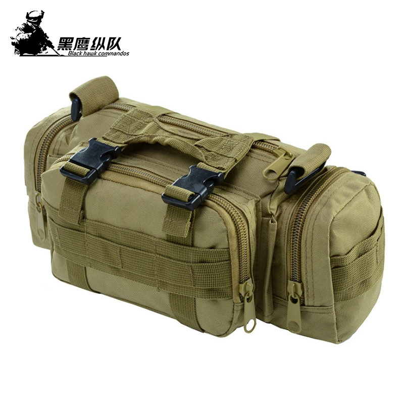 Tactical Belt Bag, Camouflage, Multi-Pocket 32.7×24.6×7.1 cm, Phone & Camera Pouch