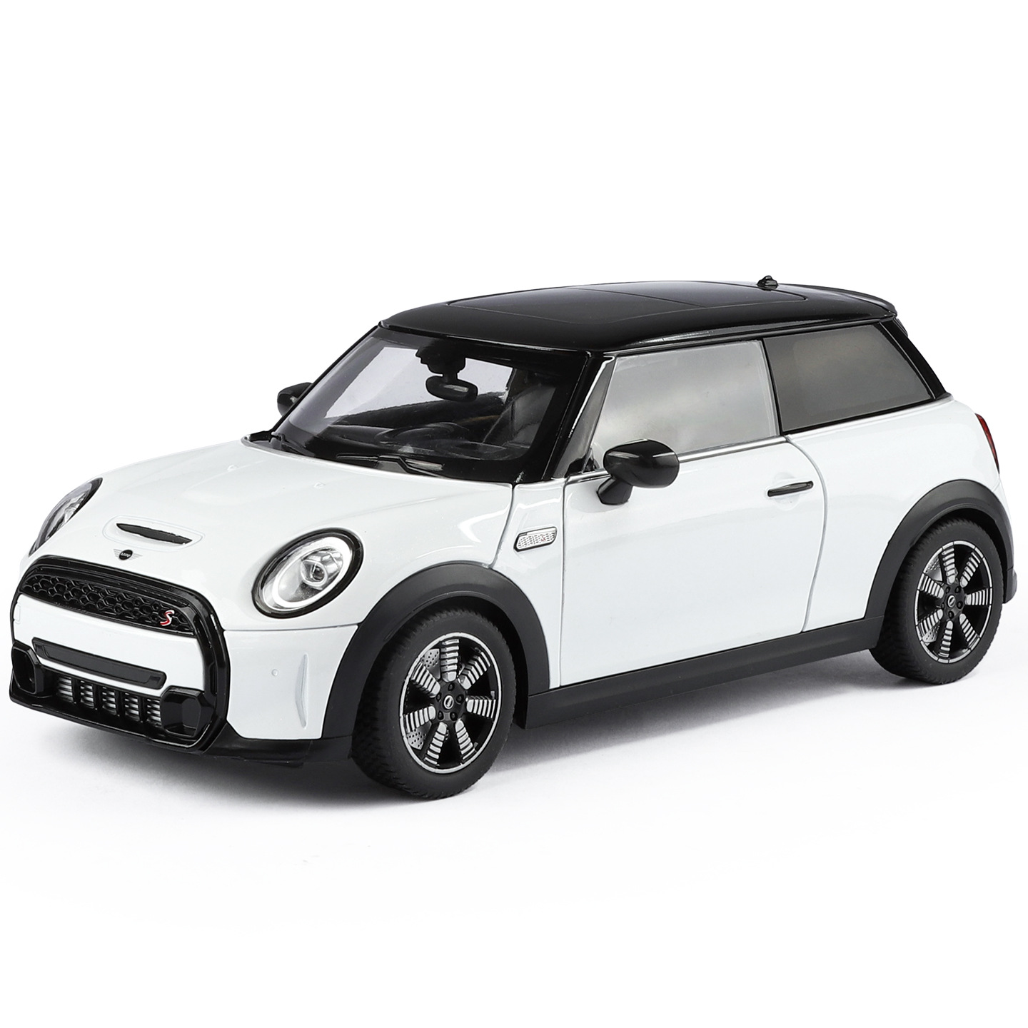 Auténtica autorización 1: 18 BMW MINI modelo de automóvil de aleación deslizante de múltiples puertas abiertas fotografía props de disparo lotes