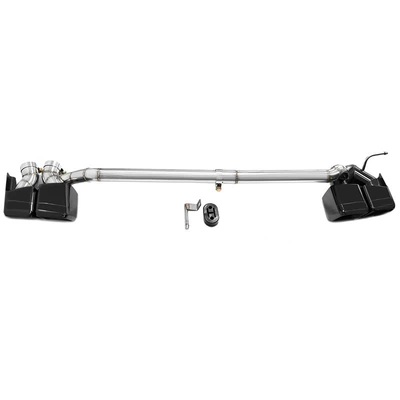 pipe C- Class C180C200260L modified | Exhaust pipe - four-black-squares-25-wide