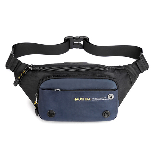 New multifunctional outdoor waist bag, casual men's chest bag, fashion trend crossbody bag, travel bag, cross-border exclusive