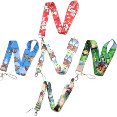 Cute Cat Cartoon Anime Phone Lanyard, Multiple Styles ID Card Phone Tag Pendant Necklace Keychain Lanyard