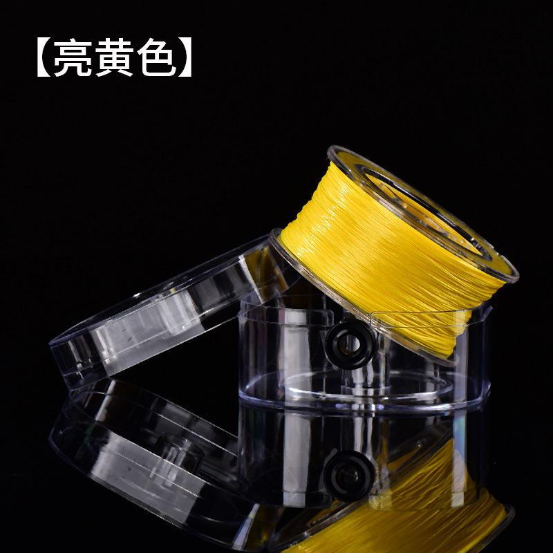 High quality yellow silk threads, 0.8mm, 90meter