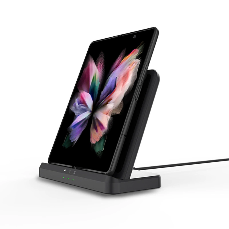 Samsung беспроводное совместимое зарядное устройство, синхронизация с телефоном, универсальные часы, 15W, 3 в 1