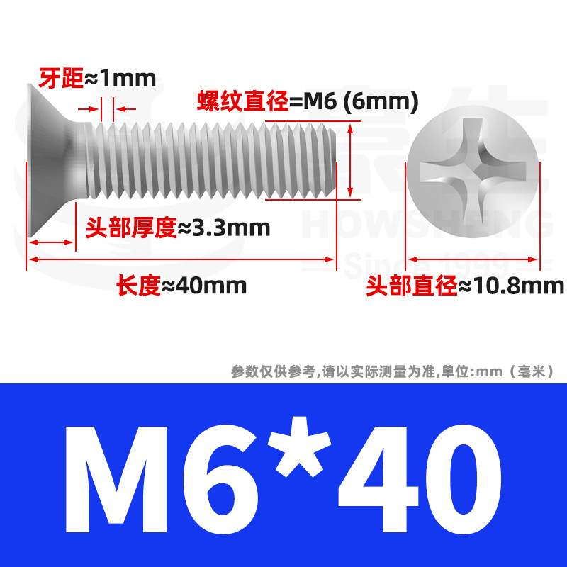 304ステンレスネジのネジの十字溝の平頭のネジのKMの機械の糸の小さいネジのm 2m 3m 4m 5m 6|undefined