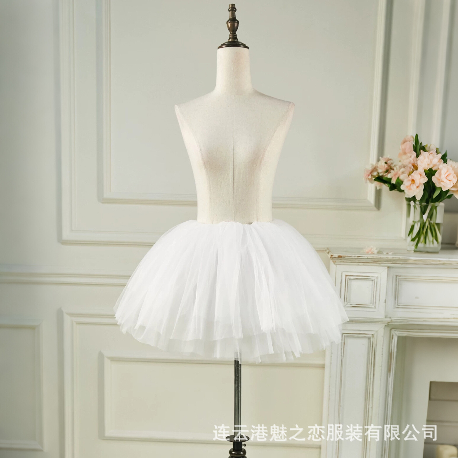 Boneless petticoat, multi-layered soft tulle, Lolita-style puffy skirt, princess-style half-skirt, short, everyday JK skirt, cosplay, soft girl style