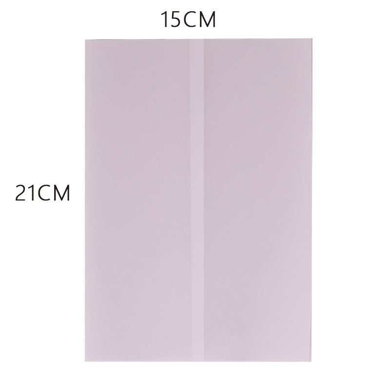 Sobres de papel de ácido sulfúrico transparente al por mayor bolsa de embalaje de invitación de boda tarjeta de bronceado manicura de sentido avanzado bolsa de sobres en blanco