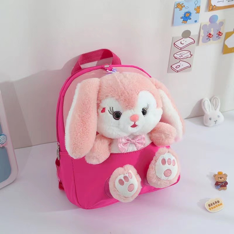 3D unicornio estereoscópico mochila juguete de peluche jardín de infantes caricatura lindo mochila pequeña mochila ligera