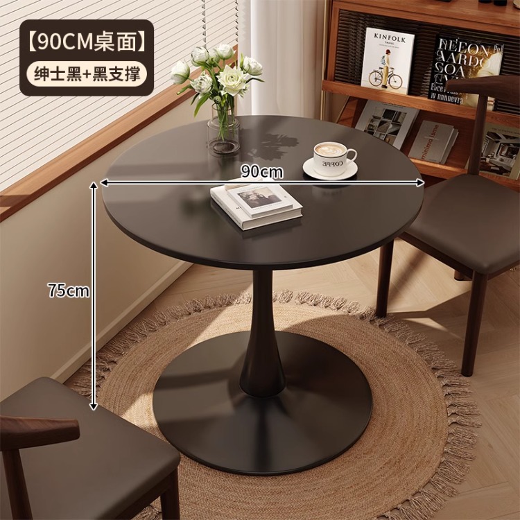 Mesa de centro, mesa de negociación de ocio, combinación de mesa y silla, sala de estar, mesa lateral para el hogar, mesa de café, balcón simple de tulipanes, mesa redonda pequeña