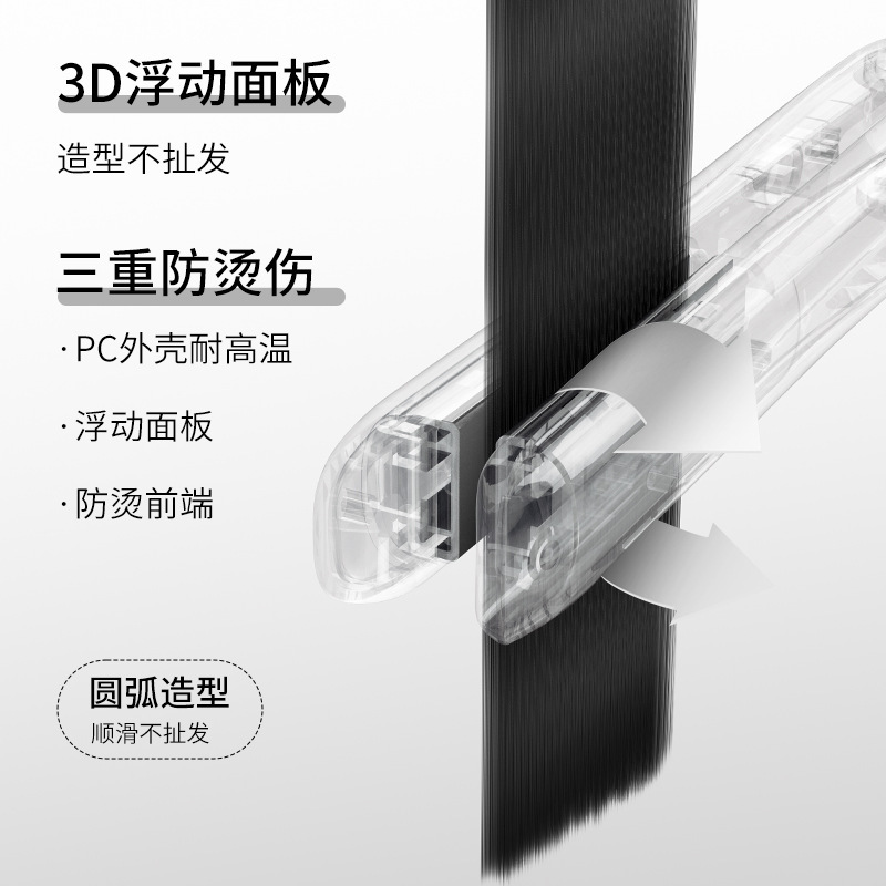 厂家直发敏煌负离子夹板直卷两用夹发板直发直板夹直发迷你小夹板|undefined