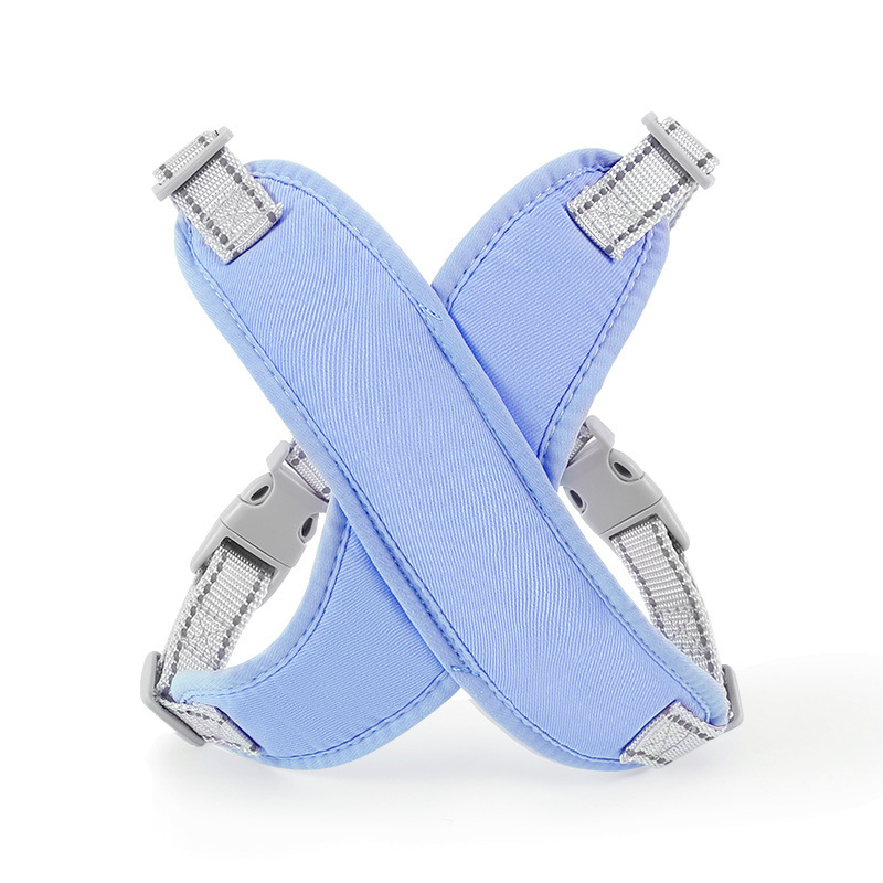 Nueva correa de perro Estilo Chaleco pequeño perro ajustable anti-rotura correa de pecho reflectante correa de perro Cadena de perro