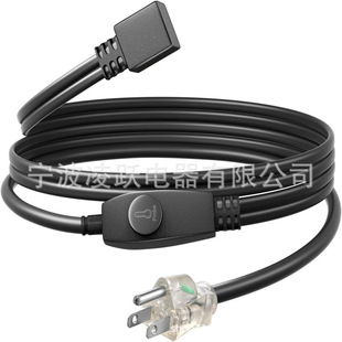 DEWENWILS water pipe hot cable in pipeline freeze protection 120V snow warm deicing cable with built-in thermostat