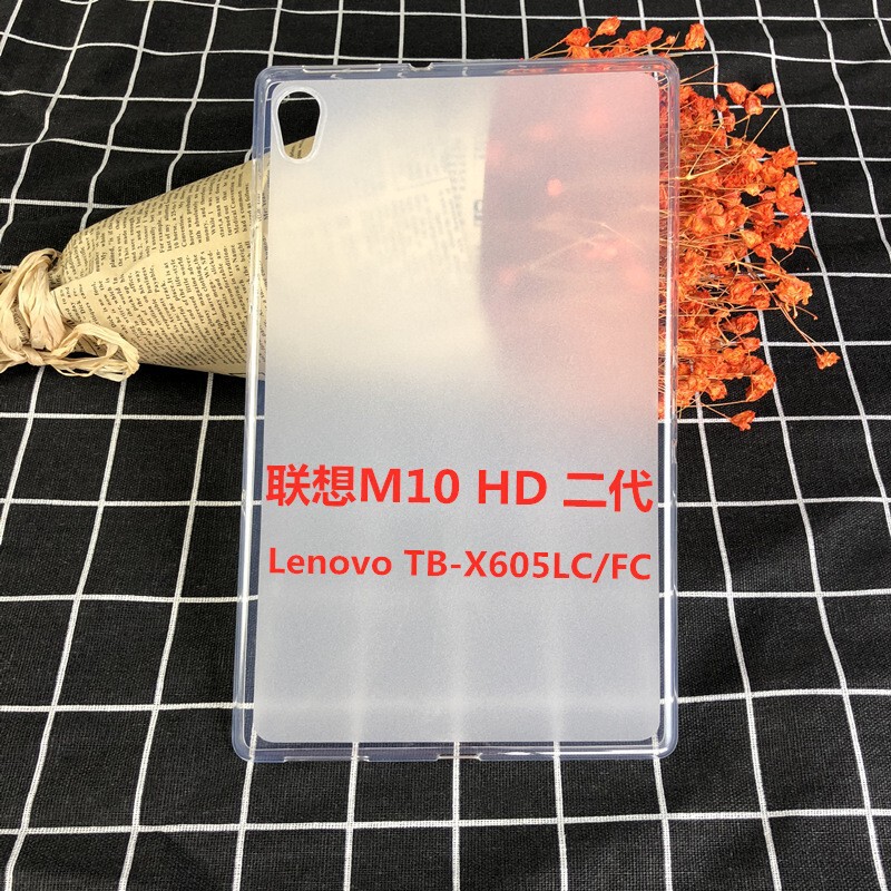For Lenovo M10 FHD Plus 10.3 flat protective cover tpu transparent soft cover small new P11 soft case New