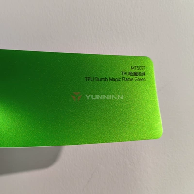 Auto Color Change Film – factory wholesale, cross-border direct sales - tpu-magic-flame-green-matte-finish-15215m