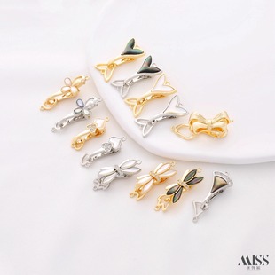 14K����ɫ�ؐ���~β���Ѻ����B�ӿ��^diy�����������β���
