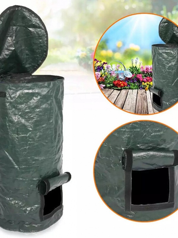Compost Bin Waste Fermentation Kitchen Waste Collection Planting Bag Garden Trash Can Compost Bin Waste Fermentation Kitchen Waste Collection Planting Bag Garden Trash Can