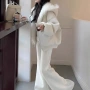 大码宽松连帽百搭棉服