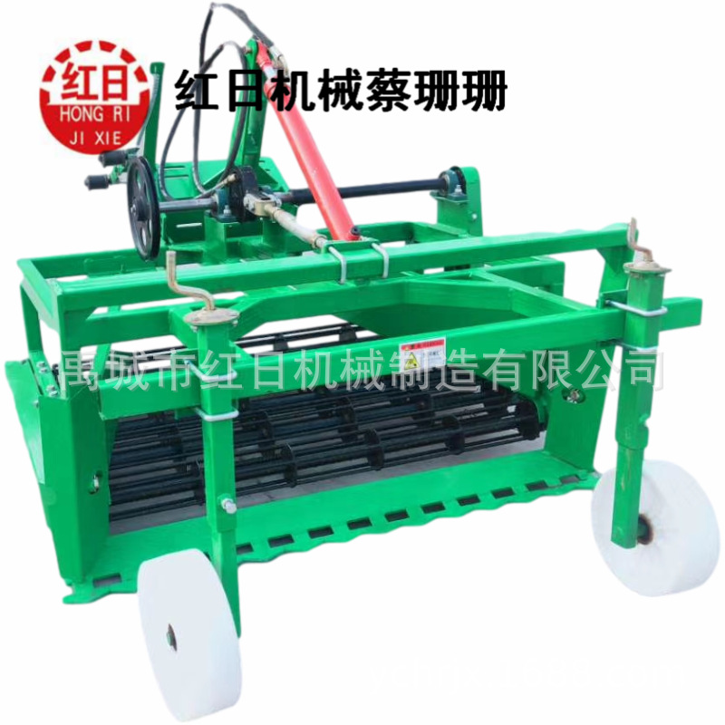 单杠拖拉机配套大蒜收获机 前置大蒜收获机