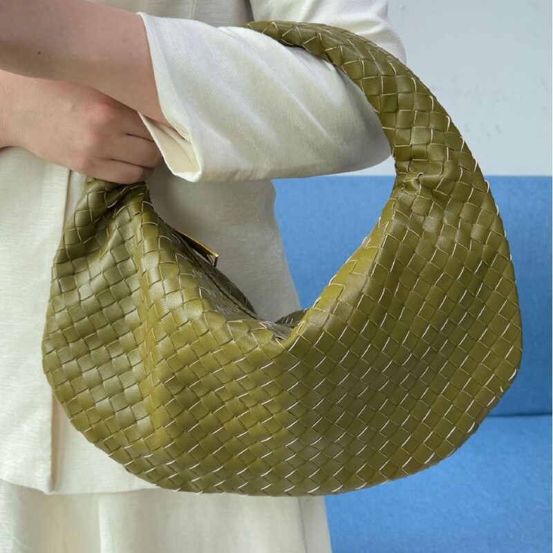 Amazon Explosions Denim Woven Bag Women's 2025 New Woven Handbag Shoulder Armpit Bag Fashion