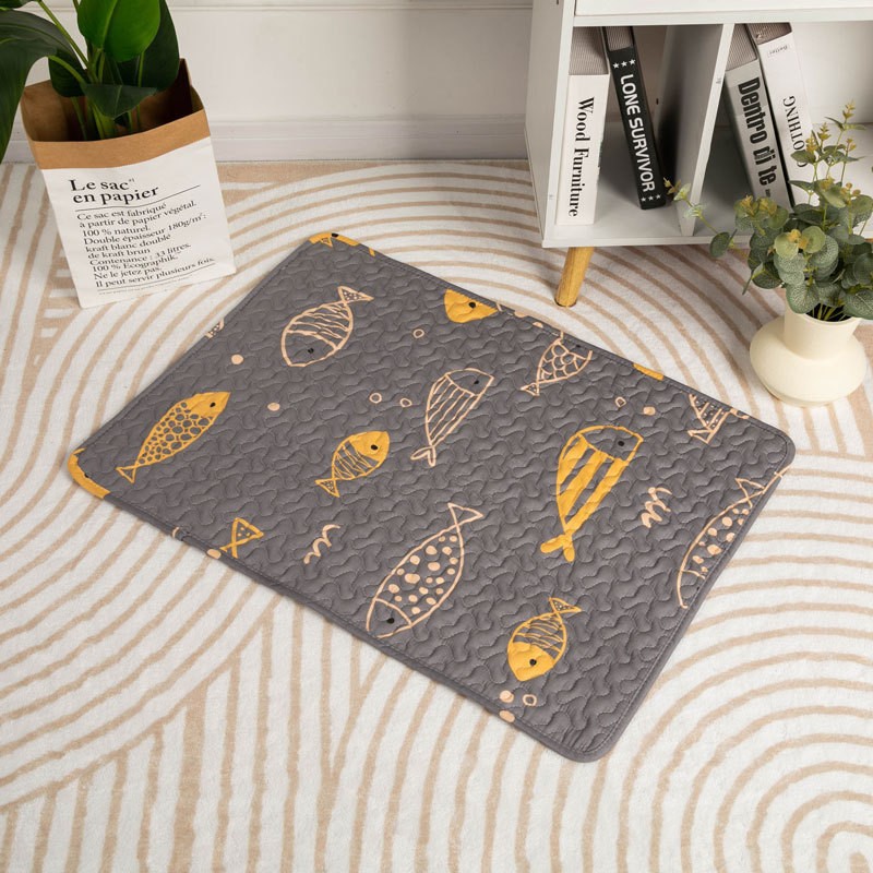 Alfombrilla para perros Four Seasons Universal Mascotas de hielo de verano Alfombrilla para jaulas para perros Alfombrilla para dormir Alfombrilla para dormir anti-picaduras y anti-orina Verano