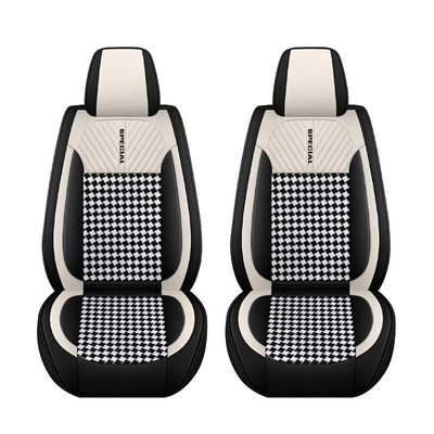 Seasons Interior Seat Cover, Seat cushion, seat cover - white-pack-of-2