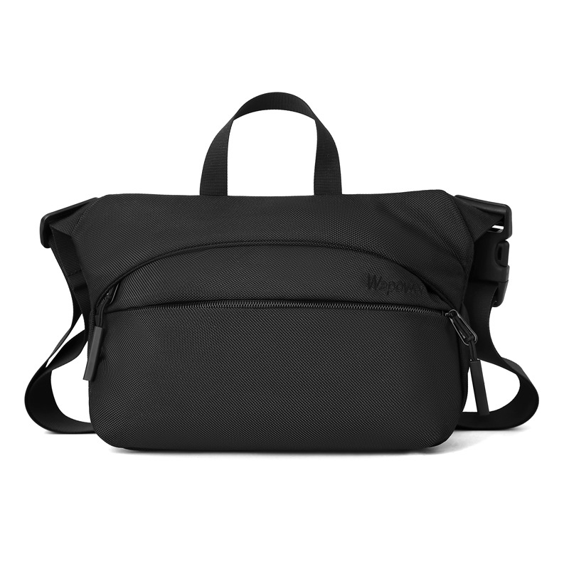 WEPOWER nuevo bolso de pecho simple, bolso de negocios coreano para hombres, bolso de hombro para móviles deportivos casuales.