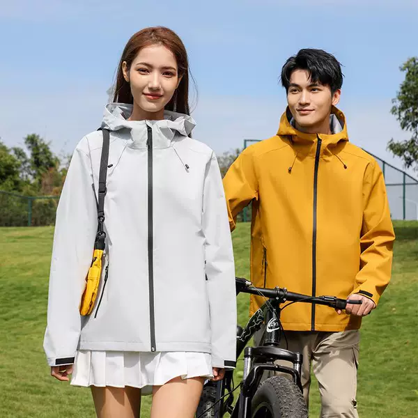 High-quality, new autumn/winter single-layer lightweight windbreaker jacket, unisex design, suitable for outdoor activities, camping, and cycling