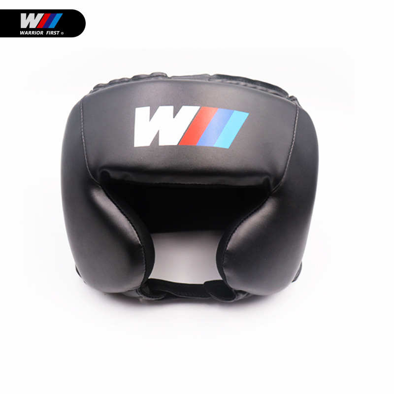 WF adult face protection boxing helmet Sanda fight taekwondo head protection gear head cover mouth protection fixed wholesale delivery