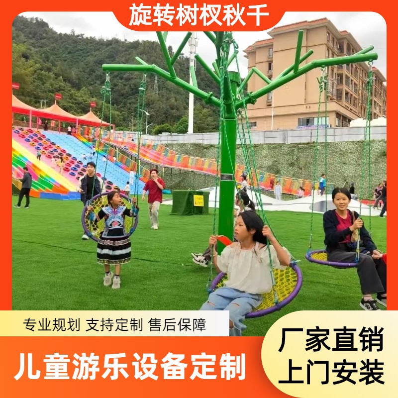 Rotating travel swings